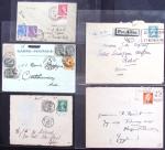 1900-50env. Environ 1750 plis contenus dans 6 boites en plastique