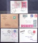 1900-50env. Environ 1750 plis contenus dans 6 boites en plastique