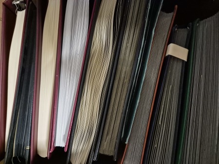 1880-1990, Lot de classeurs en plusieurs collections