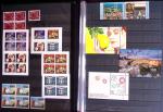 1974-2024, Ensemble de timbres neufs en douze classeurs,