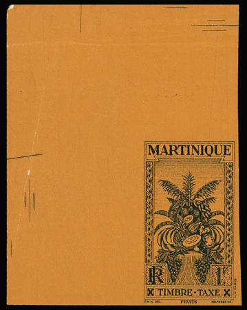 TAXE N°20 non dentelé, coin de feuille, non signalé