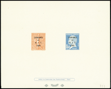 N°264/265 en épreuve de luxe collective, TTB (cote