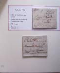 Collection de lettres entrées en France par voie de