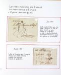 Lettres purifiées à la frontière franco-espagnole 1811-1834.
