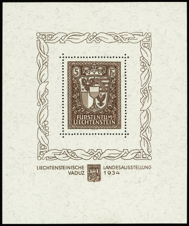 BLOC-FEUILLET N°1 **. Certificat Bolaffi (meilleure