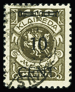 N°189 obl. Cote et N° Michel. TTB, signé Petersen BPP