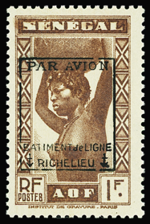 N°6 1 f brun-rouge, neuf **, TB. Signé Scheller