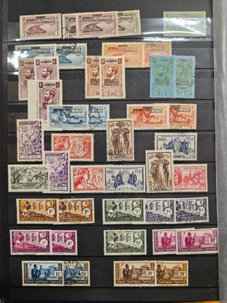 1884-1950env, Collection des colonies françaises en