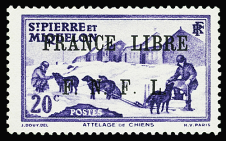 N°252 20c. violet, neuf **, TB. Signé A. Brun et Scheller