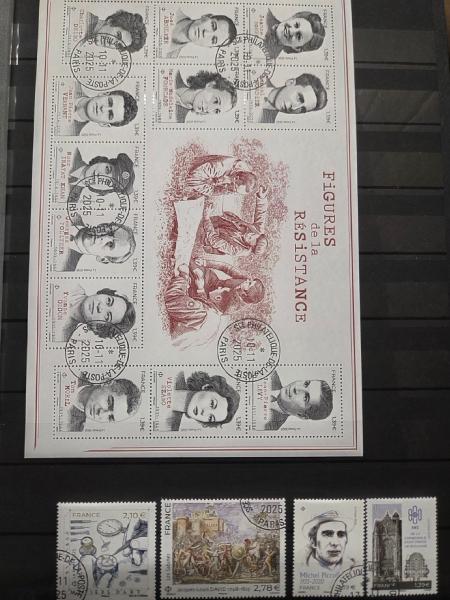 1849-2025, Collection de France oblitérée, dont quelques