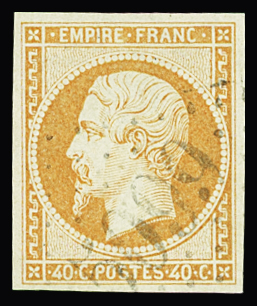 SULINA N°16 40c orange, Oblitération GC 5099, TTB.