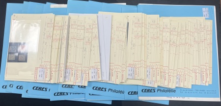 1859-1970, Ensemble de 297 lots sur cartes provenant