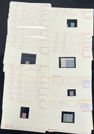 1849-90, CLASSIQUES DE FRANCE, ensemble de 145 lots