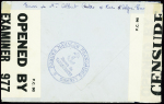 Tunisie n°217 + 240 obl Tunisie RP (30.8.42) sur l