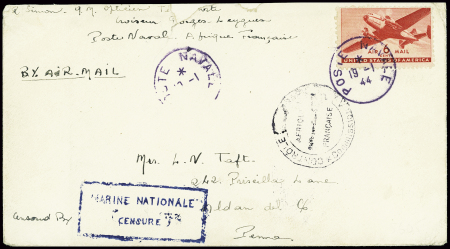 USA PA n°26 non surchargé obl CAD "Poste navale" (