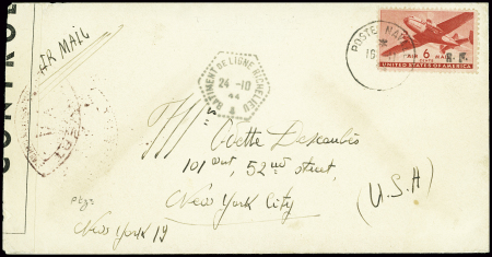 USA PA n°26 avec petite surcharge "RF" type 3 de C