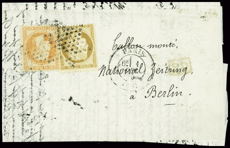 N°31 + 36 obl étoile muette + CAD "Paris (60)" (1 