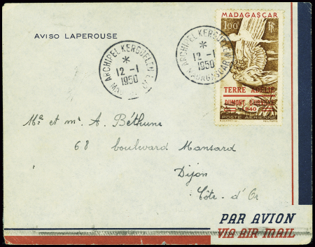 TAAF PA n°1 obl CAD "Archipel Kerguelen Madagascar