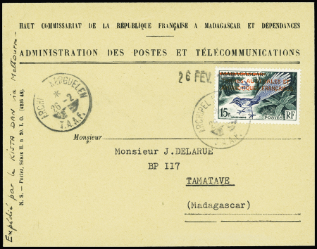 TAAF n°1 obl CAD "Archipel Kerguelen TAAF" (26.2.s