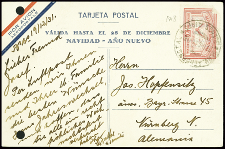 Carte postale de Nouvel An n°5 (carte géographique