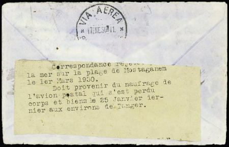 Lettre de Buenos Aires (17.1.1930 - timbres décoll