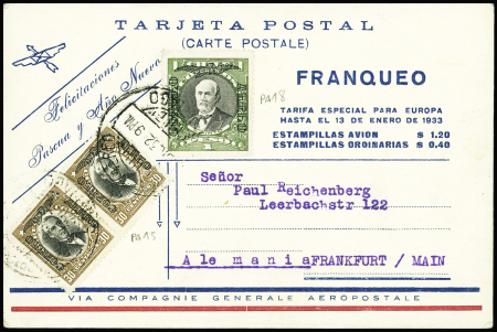 Chili PA 15 en paire + PA18 obl Santiago (dec 1932