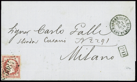 N°24 obl GC 5084 + T15 "Les Dardanelles Turquie" (