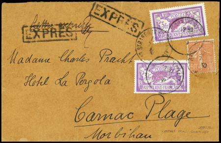 N°240 3F Merson, 2 pièces + n°199 obl Strasbourg (