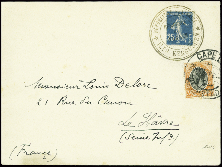 N°140 obl cachet brun noir "République française R