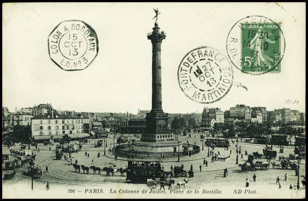 15.10.1913 n°137 obl Paris 44 R. de Grenelle (14.1