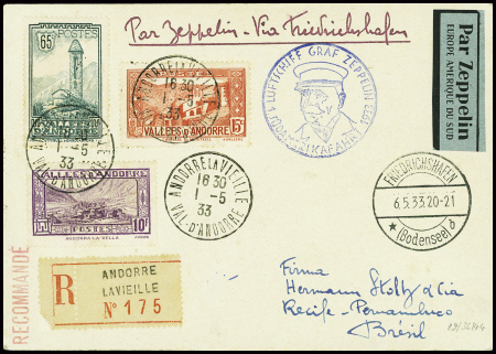 Andorre français n°29 + 36 + 44 obl Andorre la Vie