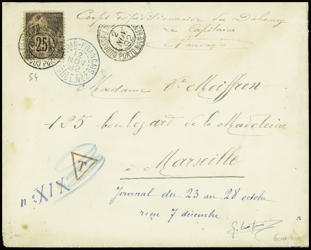 Colonies générales obl CAD "CORRESPce militaire Po