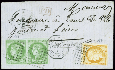 Colonies générales n°13 + 17 en paire obl losange 