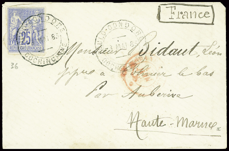 Colonies générales n°36 obl CAD ondulé "Poulo-Cond