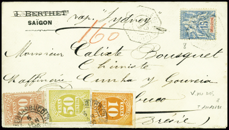 N°8 obl CAD octogonal "Marseille à Yokohama n°6" (