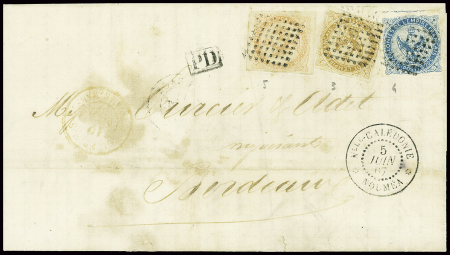 Colonies générales N°3 + 4 + 5 obl losange de points