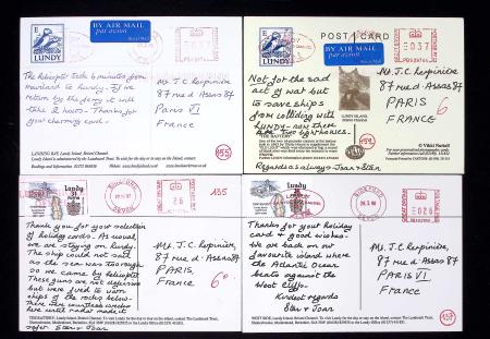 25 CP ayant voyagé de l'ile Lundy (iles anglo norm