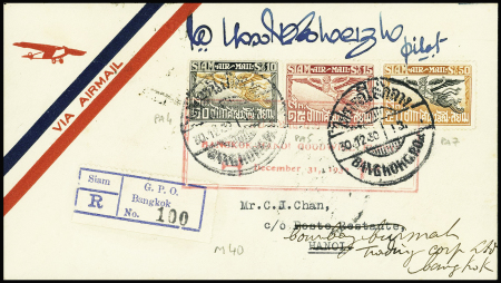 30.12.1930 Bangkok-Hanoï par aviation siamoise. Le