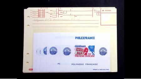 1877-1982, Ensemble en 124 lots de timbres sur cartes