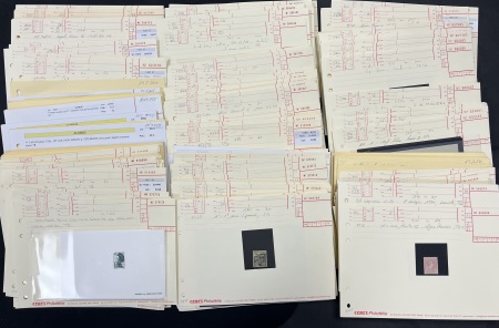 1871-1970, Ensemble de 292 lots de timbres sur cartes