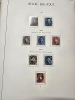 1849-2008, Collection de BELGIQUE en 5 albums Leuchtturm,