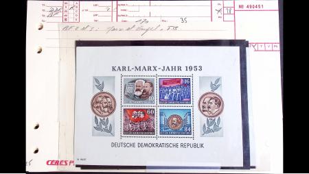 1849-1980, Selection of 229 lot cards from a well-known Parisian