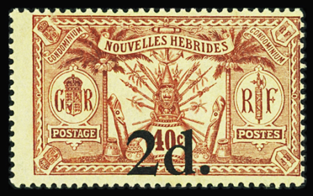 N°69 2d. sur 40c., neuf **, TB. Signé A. Brun