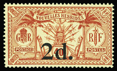 N°69 2d. sur 40c., neuf * (trace invisible), TB. Signé