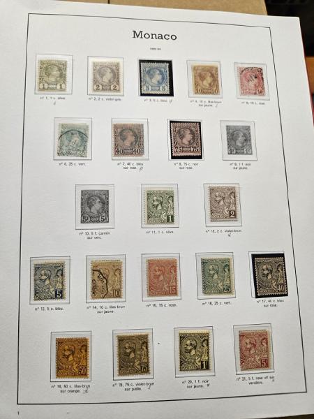 1885-2023, Collection de MONACO en 5 albums, essentiellement