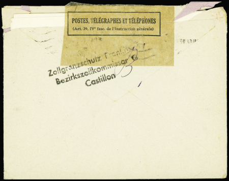 N°516 obl Bayonne (18.2.42) sur lettre pour St Mag