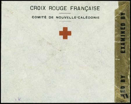 Nouvelle Calédonie n°154A + 161 obl Noumea (1942) 