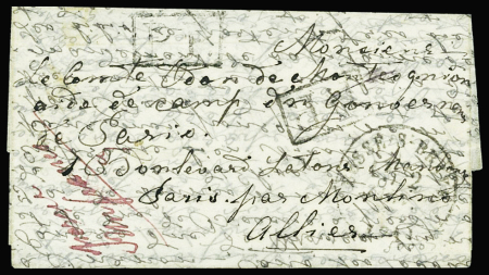 Petite lettre par boule de Moulins avec CAD T17 "B