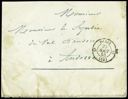 COLLECTION FRANCOIS DUPRE : HISTOIRE POSTALE DE LA