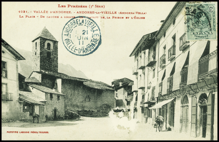 Magnifique ensemble de 18 cartes postales d'Andorr